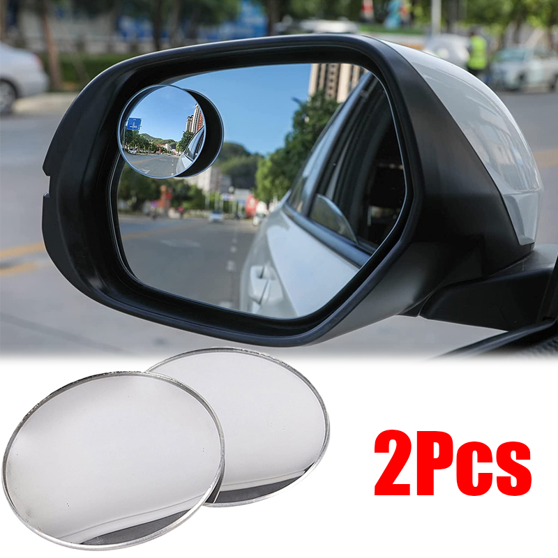 Blind Spot Mirror Wide Angle Convex 2Pcs - Carro ajustável Blind Spot Espelho, 360