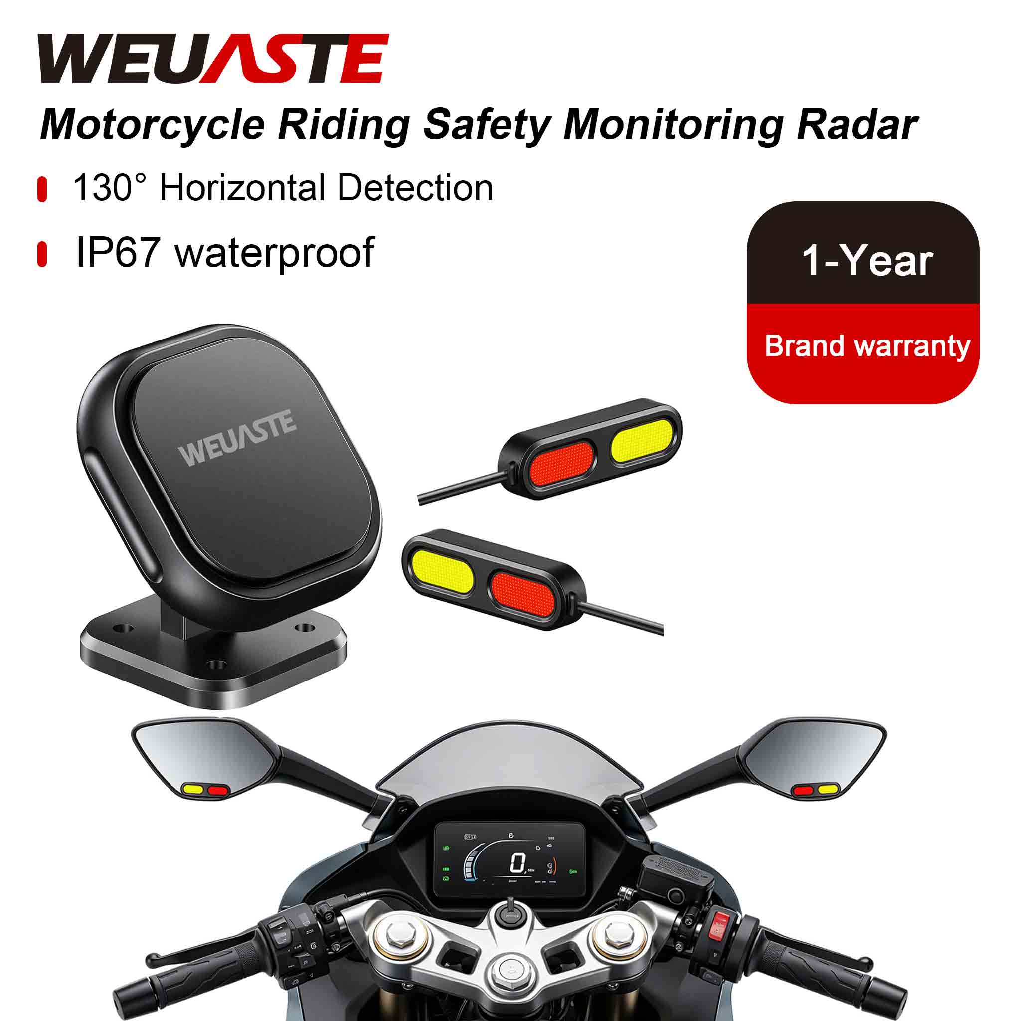 Blind Spot Detection System 24Ghz Radar - Sistema de Segurança BSD para Motocicletas