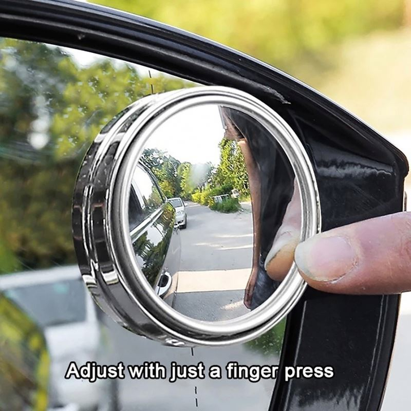 Blind Spot Mirror Wide Angle Convex 2Pcs - Espelho Convexo Transparente de Alta Qualidade