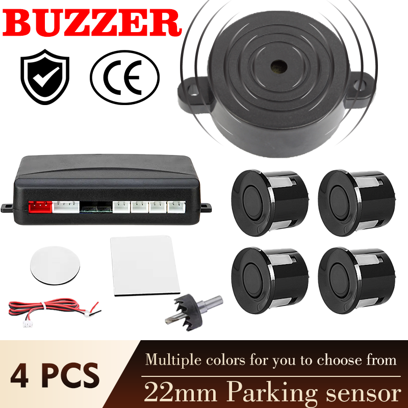 Parking Sensor Buzzer Display Indicator - Kit de Sensores de Estacionamento Digital