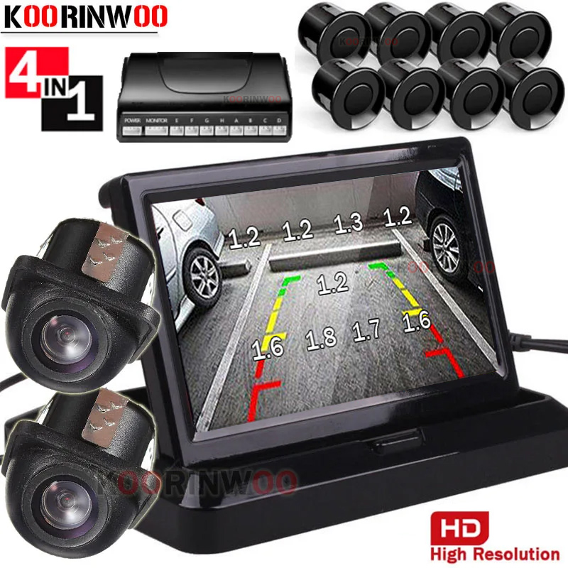 Car Parking Sensor 8 Sensor Front Rear - Koorinwoo sensores de estacionamento de carro