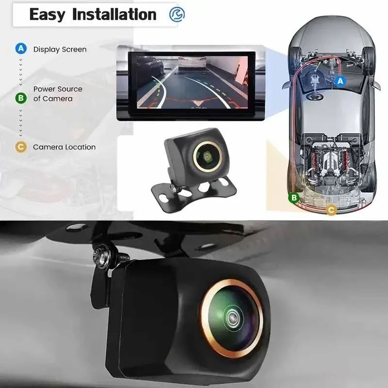 360 Degree Bird View Car Camera System - Câmera de Ré com Trajetória Dinâmica
