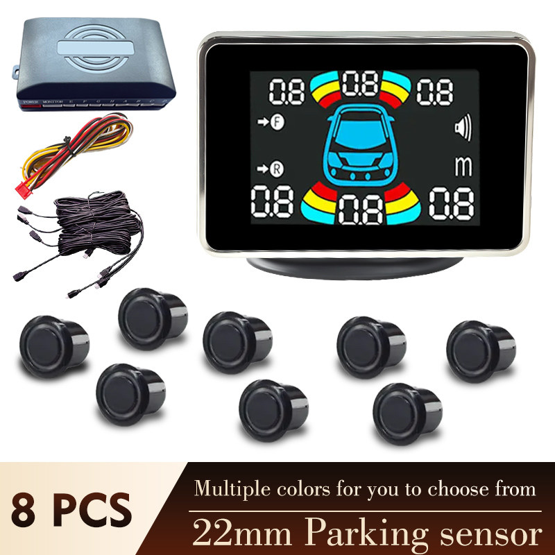 Car Parking Sensor 8 Sensor Front Rear - Kit de 8 Sensores de Estacionamento