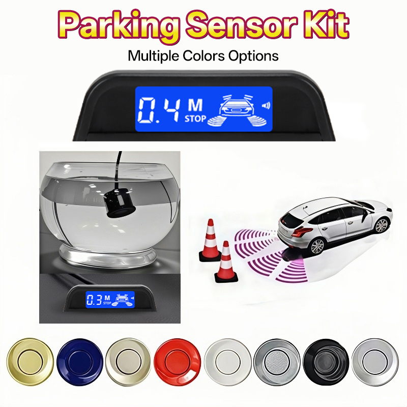 Parking Sensor Buzzer Display Indicator - Hippcron kit de sensores de estacionamento