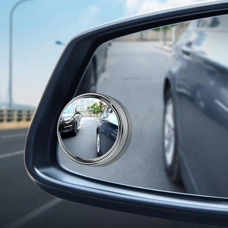 360 °   Espelho Convexo Redond - Blind Spot Mirror Wide Angle Convex 2Pcs avaliação e preço