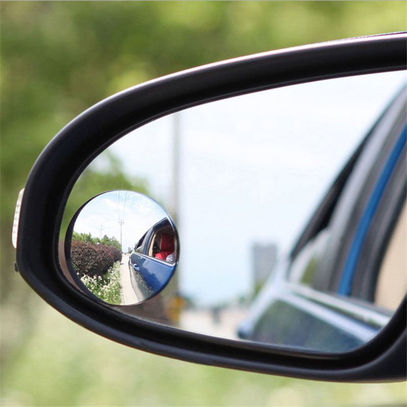 2 pces carro sem moldura espel - Blind Spot Mirror Wide Angle Convex 2Pcs avaliação e preço