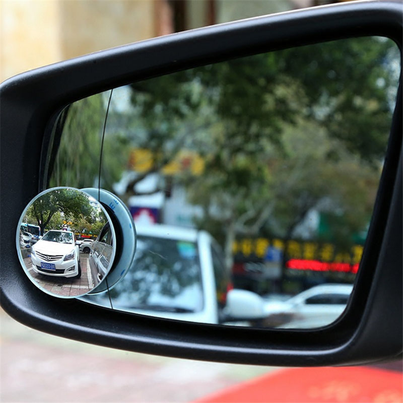 2 pces carro sem moldura espel - Blind Spot Mirror Wide Angle Convex 2Pcs avaliação e preço