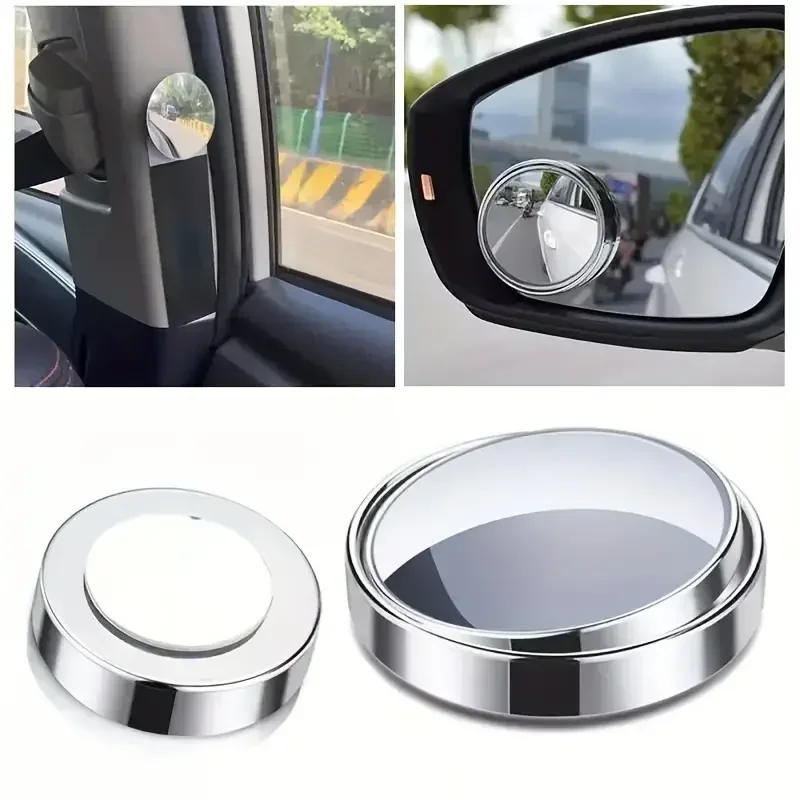 1/2 unidades 360 °   Grau ajus - Blind Spot Mirror Wide Angle Convex 2Pcs avaliação e preço