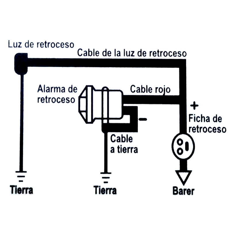 12v-24v acessórios reversos be - Car Warning Buzzer Alarm Speaker Beeper avaliação e preço