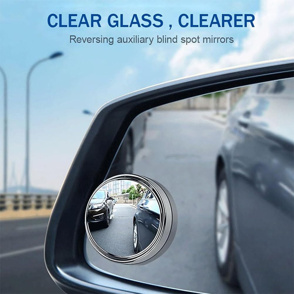 2 pçs quadro redondo convexo e - Blind Spot Mirror Wide Angle Convex 2Pcs avaliação e preço