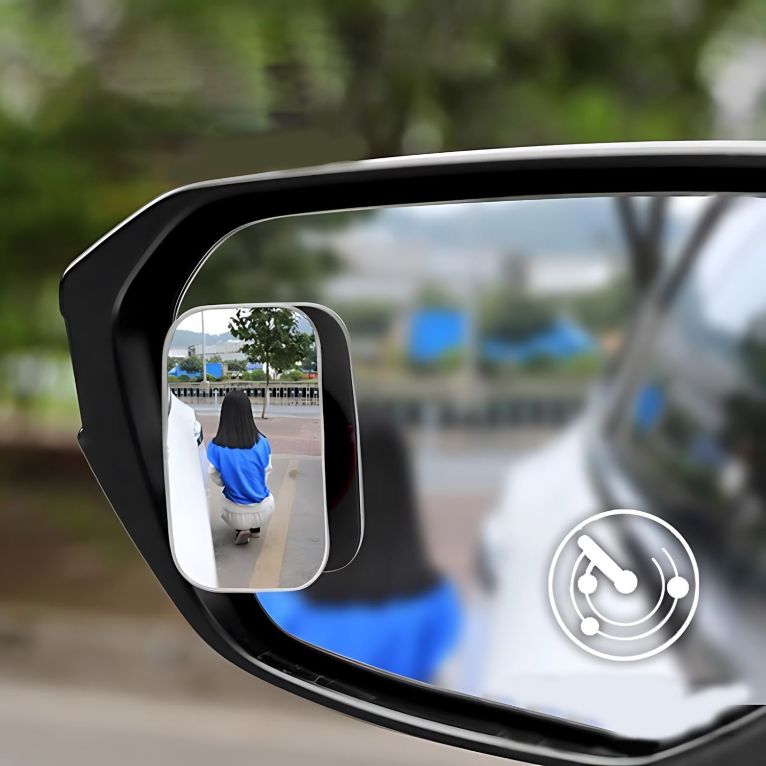 Espelho de ponto cego para car - Blind Spot Mirror Wide Angle Convex 2Pcs avaliação e preço