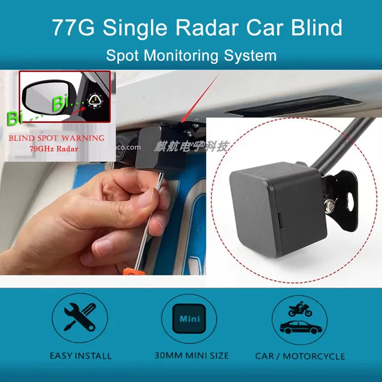 Sistema universal de detecção  - Blind Spot Detection System 24Ghz Radar avaliação e preço