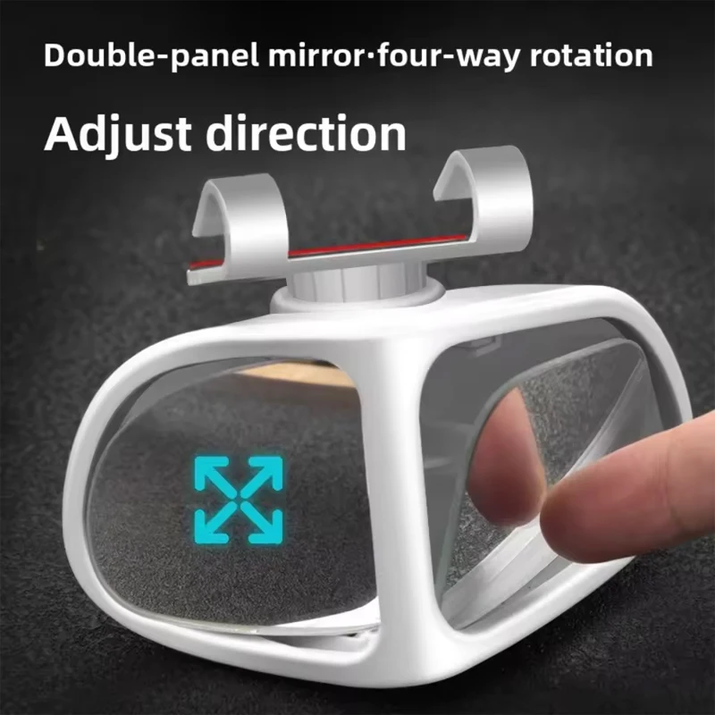 2 Peças 360 °   Espelhos ajust - Blind Spot Mirror Wide Angle Convex 2Pcs avaliação e preço