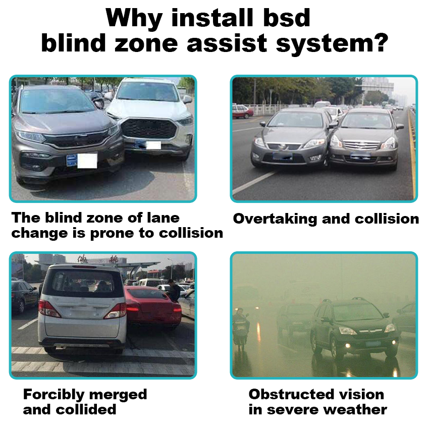 Sistema de Detecção de Ponto C - Blind Spot Detection System 24Ghz Radar avaliação e preço