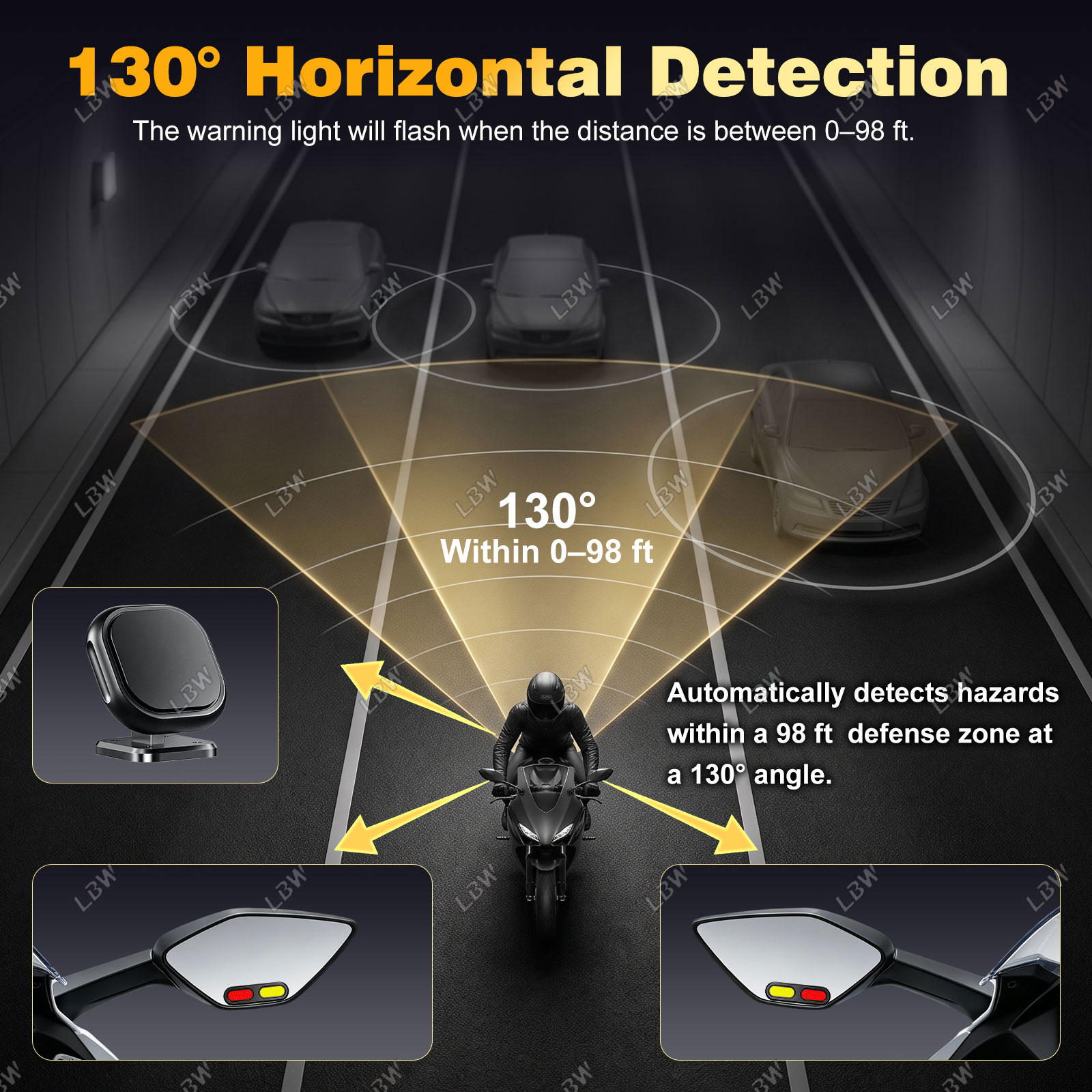 Sistema de Segurança BSD para  - Blind Spot Detection System 24Ghz Radar avaliação e preço
