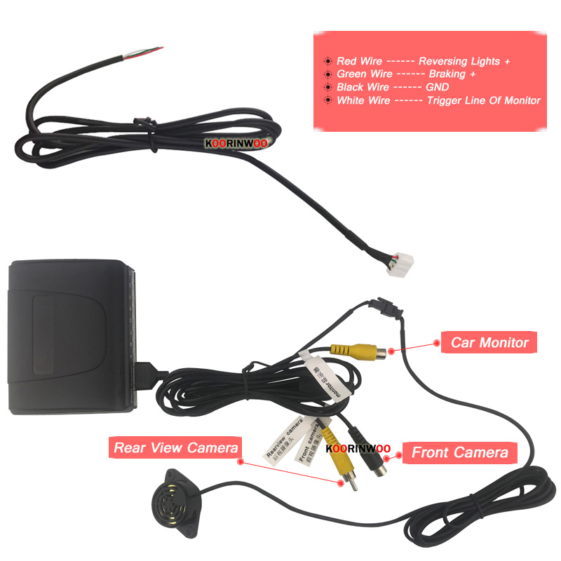 Monitor de Carro Koorinwoo 360 - Car Parking Sensor 8 Sensor Front Rear avaliação e preço
