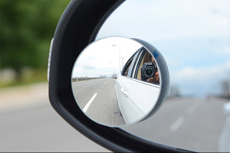 1/2 unidades sem aro 360 °   E - Blind Spot Mirror Wide Angle Convex 2Pcs avaliação e preço