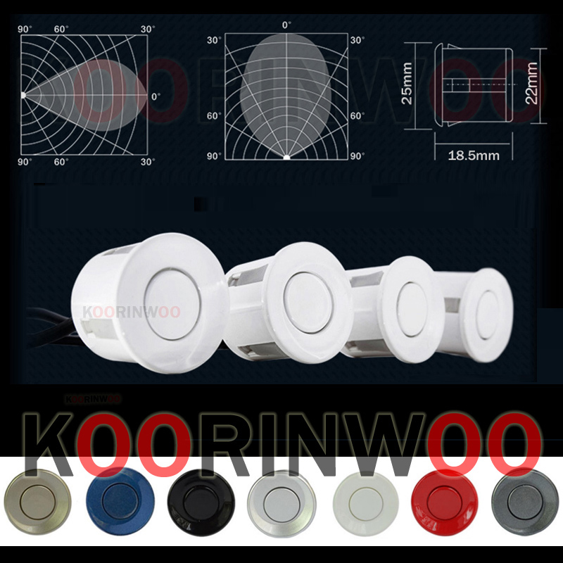 Koorinwoo sensores de estacion - Car Parking Sensor 8 Sensor Front Rear avaliação e preço