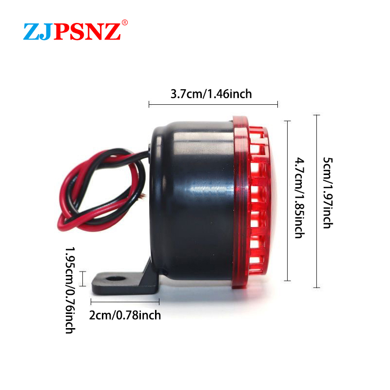 6 tons com luz de alarme campa - Car Warning Buzzer Alarm Speaker Beeper avaliação e preço