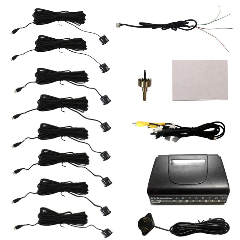 CITYCARAUTO Kit de Radar de Es - Car Parking Sensor 8 Sensor Front Rear avaliação e preço