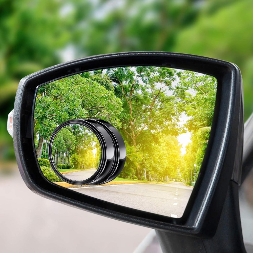 2 Peças Espelho Convexo Auxili - Blind Spot Mirror Wide Angle Convex 2Pcs avaliação e preço