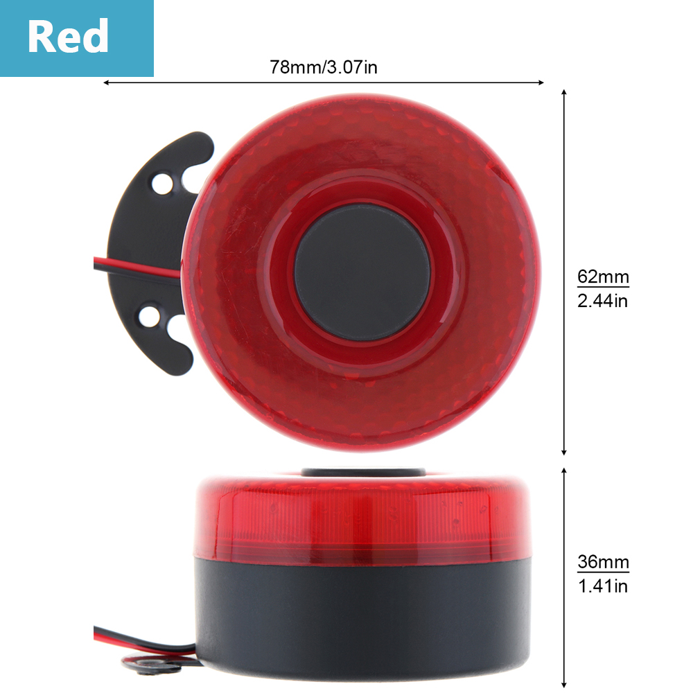12/24v acessórios reversos bee - Car Warning Buzzer Alarm Speaker Beeper avaliação e preço