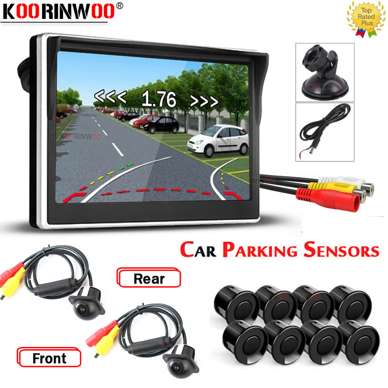 Koorinwoo Intelligent Parktron - Car Parking Sensor 8 Sensor Front Rear avaliação e preço