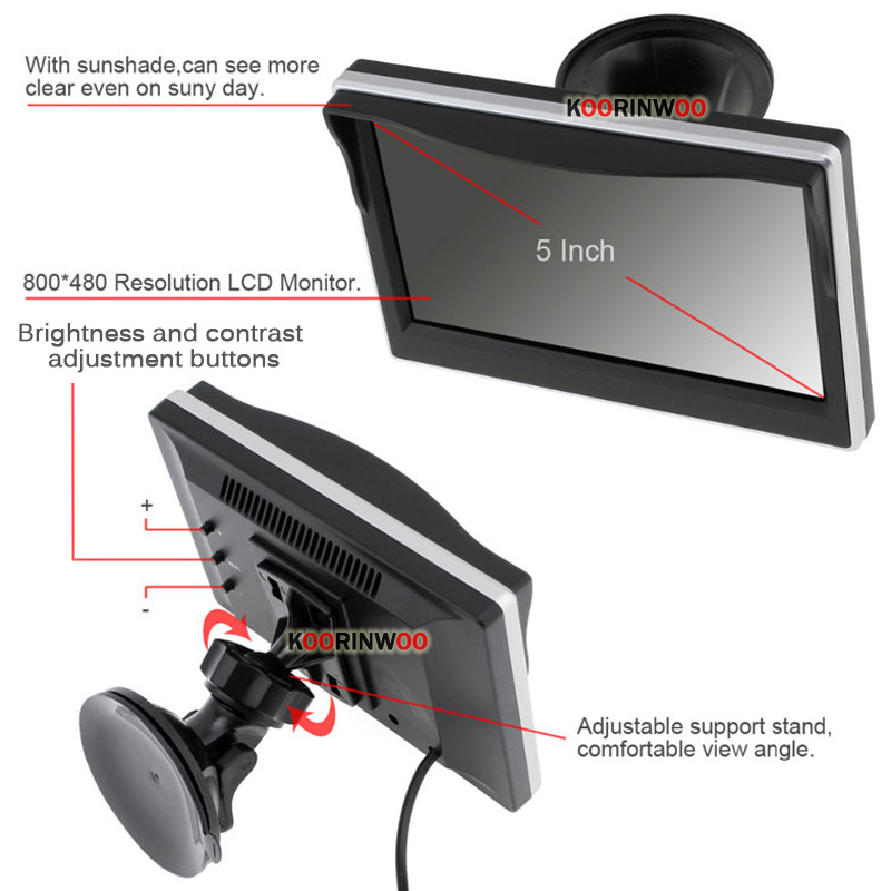 Koorinwoo Intelligent Parktron - Car Parking Sensor 8 Sensor Front Rear avaliação e preço